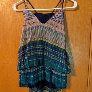 Mauve by Anthropology bohemian top size M